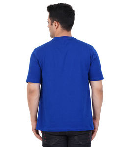 Col en O pour hommes en coton dans différentes méthodes d'impression et matériaux T-shirt graphique à col rond pour hommes T-shirt uni T-shirt vintage - Product Image 4