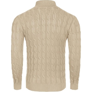 2025 nouveaux chandails en polyester 100% sur mesure pour hommes Style hivernal anti-rétrécissement avec position du logo avant - Product Image 2