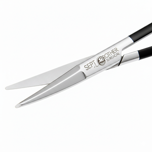 Tijeras Metzenbaum con Punta TC de Grado Profesional, Mango Recubierto de Negro, Tijeras Quirúrgicas Curvas para Disección, Instrumentos para Quirófano - Product Image 3