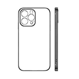 Étui en silicone ASMA Gbox de haute qualité pour iPhone 13 Pro Max, coque arrière de protection antichoc, design transparent - vert foncé - Product Image 4