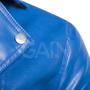 Automne hiver hommes veste en cuir meilleure qualité hommes veste en cuir véritable cuir hommes veste d'hiver - Product Image 5