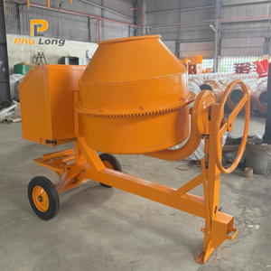 Mezcladora de Cemento Portátil Mini, Mezcladora de Concreto de 250L, 350L, 450L, 500L de Capacidad, con Motor Diésel, Gasolina o Eléctrico, Proveedor OEM - Product Image 1