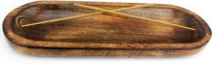 Handcrafted High Quality Religious Wooden <b>Incense</b> <b>Burner</b> <b>Holder</b> with Long Ash Catcher for Aromatherapy & Relaxation - Product Image 4