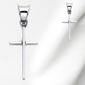 Trendy Unisex Latin <b>Cross</b> Pendant Fashion Diamond <b>Silver</b> Plated Metal Customized Brass Waterproof Christian Pendants Charms - Product Image 6