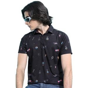 Polo de golf personnalisé 100 % coton PK pour homme/femme, haute qualité, manches courtes, nouvelle technique de teinture unie, grandes tailles - Product Image 3