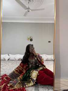 Costume Anarkali de mariage afghan - Vêtement de mariage Anarkali lourd - Robe afghane Kuchi - Robe vintage de style Anarkali Kuchi - Product Image 2