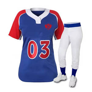 Vente directe d'usine, uniforme de softball respirant, vêtements de sport, uniforme de softball en gros, prix bas, uniforme de softball - Product Image 1