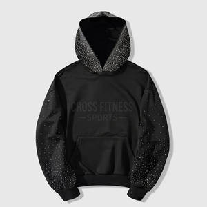 เสื้อฮู้ดผู้ชายทำจากวัสดุที่ดีที่สุดมีฮู้ดพลอยเทียมน้ำหนักเบา - Product Image 1