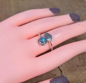 Turquoise Gemstone Solide 925 Sterling Silver Handmade Ring bijoux Promise Ring Cadeau de mariage Fine Sliver Ring Jewelry Natural - Product Image 2