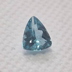 100% Piedra preciosa suelta triangular facetada de apatita azul claro Natural Certificada a precios al por mayor de alta calidad Gemas listas para enviar - Product Image 3