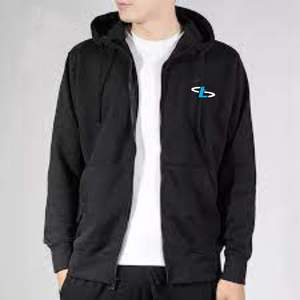 Autumn <b>Full</b> <b>Zip</b> <b>up</b> <b>Hoodie</b> and Short Set Summer Tracksuits Custom Logo Puff Print Sweat suit Hoodies and Shorts Set Men - Product Image 3