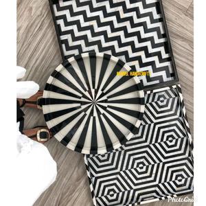 RAMADAN MERE DE PERLE ARTISANAT BOIS ARTISANAT PLATEAU DE SERVICE POUR DÉCOR EID DÉCOR HOME DECOR CADEAU PLATEAU DE CUISINE PLATEAU RAMADAN - Product Image 5