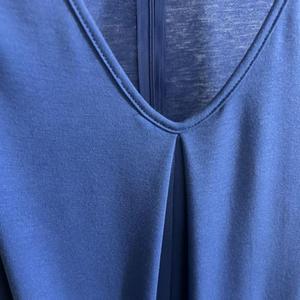 Women Summer Jumpsuit Loose Sleeveless Solid Colour Wide Leg V Neck Pockets Deep Soft Irregular Length Vacation <b>Long</b> Jumpsuit - Product Image 4