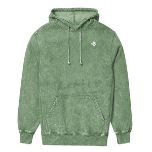 Customized Acid Washed Hoodie Vintage Sweatshirt Acid Washed Hoodies With Screen Printed Wholesale Rate - Product Image 2