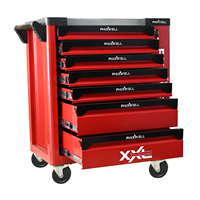 PHIXWELL - Juego de Herramientas Mejorado de 7 Cajones y 249 Piezas, Gabinete de Acero para Taller Automotriz, Caja de Herramientas Rodante Industrial