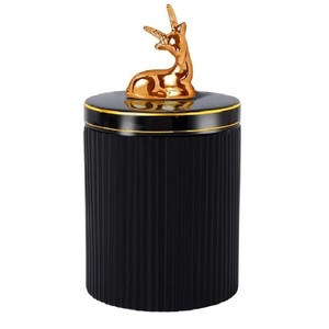 Contenedor de almacenamiento de cocina galvanizado de hermoso diseño Recipiente duradero con estilo Perfecto para té Café Despensa de azúcar - Product Image 6