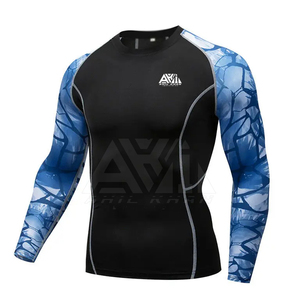 Nueva Llegada, Camiseta de Protección Solar Personalizada, Transpirable, Marca Privada, Alta Calidad, Spandex/Poliéster, MOQ Bajo - Product Image 2