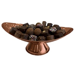 Bol à chocolat en métal argenté élégant, présentoir à dessert sucré pour mariage, utilisation en fête, accessoire à chocolat au meilleur prix - Product Image 5