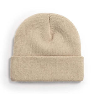 Gorro de Punto para Hombre y Mujer, Gorro de Invierno Cálido Unisex, Gorro de Punto Suave con Puño, Gorro Tipo Beanie con Color Personalizado y MOQ Bajo - Product Image 6
