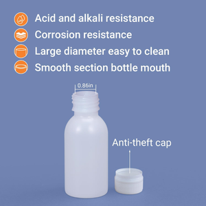 Botella de plástico PE de 100ml con tapón de rosca, contenedor de líquido, botella de reactivo químico, botella de almacenamiento Siro para la tos, fabricante de Vietnam - Product Image 4