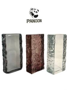 Ladrillos de cristal de colores rectangulares modelo GB01 patrón transparente para paredes de baño o mamparas de ducha - Product Image 2