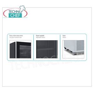 Vitrina Refrigerada Eléctrica de 1 Puerta para Bebidas, Temperatura +1/+9°C, 203 Litros, Clase E, 45 cm de Ancho - Product Image 1