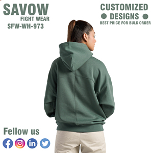 Sweat-shirts pour femmes, surdimensionnés, personnalisés, en coton 100%, avec logo sur le devant, en molleton, streetwear, vêtements d'hiver - Product Image 2