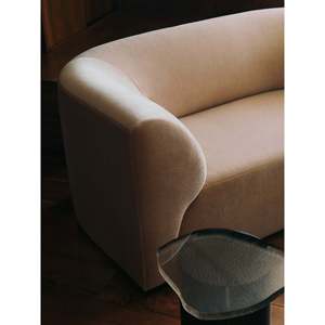 Canapé d'angle extensible Arcana en cuir véritable et tissu, meubles pour salons - Product Image 4