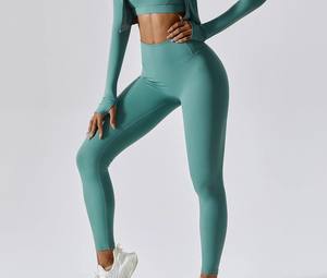 Knitted Women's Mid Waist Solid Pattern Vintage Style Loose Fit <b>Leggings</b> for Winter Workouts-Hot Sale Lounge Wear - Product Image 2