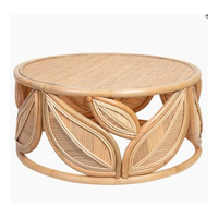 Table ronde en rotin Table basse en rotin Natura Un mélange parfait d'élégance et de fonctionnalité