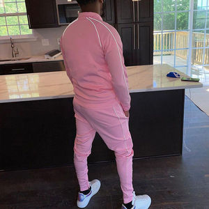 Nouveauté survêtements de jogging en tissu respirant réfléchissant 100% polyester sur mesure pour hommes - Product Image 5