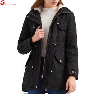 Parkas y Abrigos de Invierno con Capucha para Mujer, Casuales, Largos, 100% Poliéster, Abrigo - Product Image 2