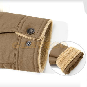 Veste en coton confortable veste d'hiver en coton à bas prix veste en coton teint uni à vendre - Product Image 4