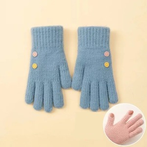 Women's & Men's Winter Sports <b>Gloves</b> 100% Wool Full <b>Finger</b> Ski <b>Gloves</b> with Warm for Touch Screen for Outdoor Activities - Product Image 5