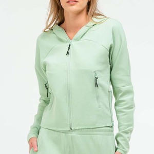 ชุดวอร์มผู้หญิงคุณภาพสูงสำหรับฤดูหนาว สไตล์สตรีทแวร์ มีฮู้ด ผ้าฟลีซ ระบายอากาศ แห้งเร็ว ผ้าฝ้าย 100% เหมาะสำหรับการฝึกซ้อมและวิ่งจ๊อกกิ้ง - Product Image 6