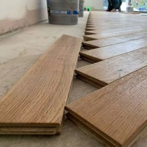 Sapele พื้นดีไซน์พิเศษสำหรับพื้นไม้สักงานไม้ดีพื้นออกแบบพิเศษสำหรับโครงสร้างไม้ - Product Image 1