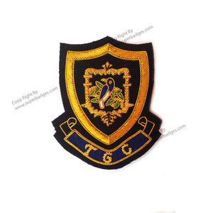 Vêtements Badges de mode Badge brodé à la main fil d'or GOLDWORK BRODERIE PATCHS FOURNISSEUR - Product Image 2