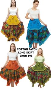 ชุดเซ็ตสองชิ้นผ้าฝ้ายวินเทจสำหรับผู้หญิง งานแฮนด์เมด ดีไซน์ทรงเอ สไตล์ชาติพันธุ์โบโฮ ชุดเดรสยาวคลุมเท้าสำหรับฤดูร้อน เอวสูงทรงธรรมชาติ คุณภาพสูง - Product Image 3