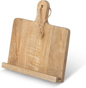 ชั้นวางหนังสือไม้ไผ่แบบพับได้ขาตั้งสำหรับใช้ในครัวโต๊ะอ่านหนังสือ - Product Image 3