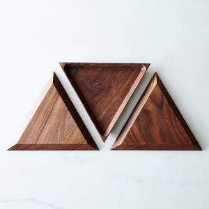 3ชิ้นจานกลมขายดีถาดไม้อาซาเซียสำหรับอาหารเย็นถาดเสิร์ฟอาหารจานไม้ถาดออกแบบล่าสุด - Product Image 5