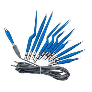 Pinzas monopolares de silicona autoclavables Cable Banana cabeza redonda Cable de coagulación tipo IEC europeo para unidad - Product Image 4