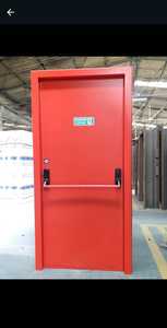 ประตูเหล็กทนไฟได้รับการรับรอง120นาทีสำหรับทางออกฉุกเฉินความปลอดภัยสูงสำหรับอาคารอุตสาหกรรมและอาคารพาณิชย์และโรงแรม - Product Image 3