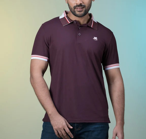 Polo de Verano Casual de Manga Corta para Hombre, Transpirable, Opción Multicolor, Piqué, 50% Algodón / 50% Poliéster, 220 GSM - Product Image 5