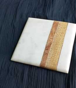 Sous-verre décoratif en résine et bois naturel de conception unique de vente chaude pour la maison de luxe hôtel restaurant vaisselle sous-verres en résine - Product Image 2