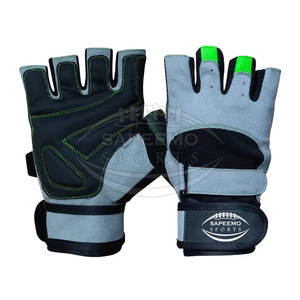 Guantes Deportivos de Moda para Entrenamiento Físico, Levantamiento de Pesas, Guantes de Gimnasio de Medio Dedo de Cuero para Entrenamiento Físico - Product Image 1