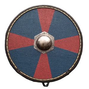 JEXMOO Bouclier Viking artisanal de 24 pouces en bois et acier à haute teneur en carbone, design de la tige centrale, avec support de personnalisation et de compatibilité - Product Image 1