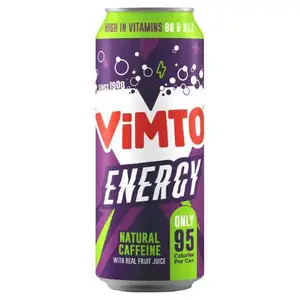 저렴한 탄산 Vimto 에너지 음료 천연 카페인 무료 배송