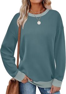 Nueva sudadera para mujer, ropa informal, sudadera de talla grande, ajuste cómodo de gran tamaño - Product Image 5