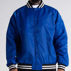 Veste universitaire d'hiver pour homme de haute qualité, pull noir uni avec patch brodé personnalisé, vestes en cuir lavé respirantes - Product Image 1