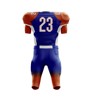 Taille personnalisée Unisex Uniforme de football américain-Manches courtes Imprimé Design Tissu respirant Logo personnalisé et couleurs - Product Image 2